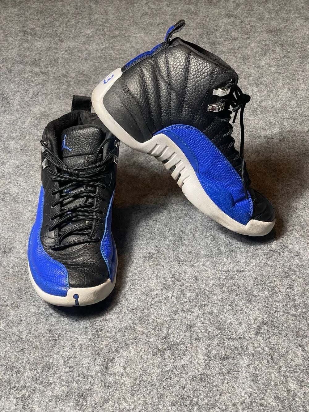 Nike Air Jordan 12 Retro Hyper Royal Black Metallic Silver White AO6068-004